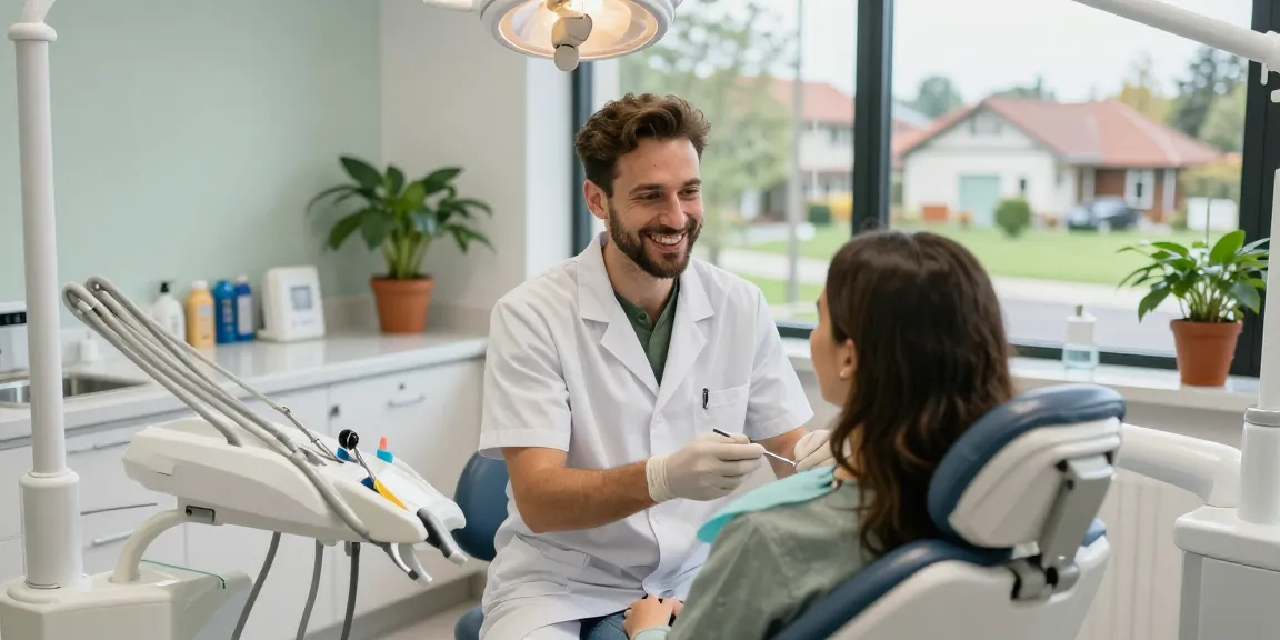 Patient consultation with a caring dentist in Mooresville NC, showcasing a welcoming dental office atmosphere.