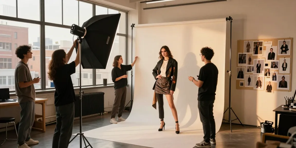 Book photographico Milano : séance de photoshoot professionnelle avec modèle à Milan.