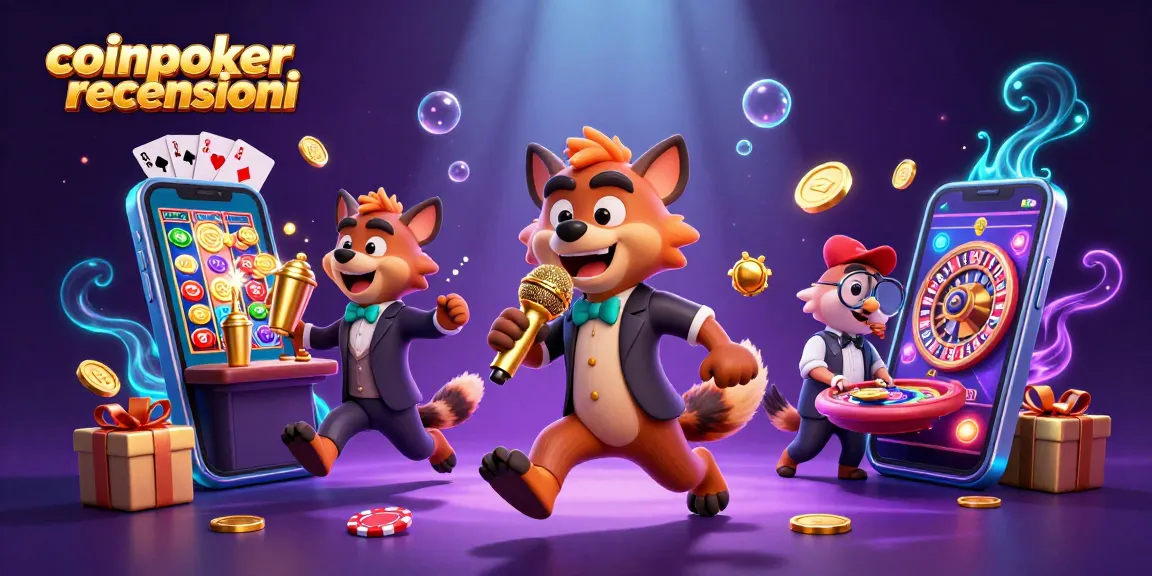 coinpoker recensioni: I nostri personaggi di casinò divertenti animano una vivace scena di casinò virtuale.