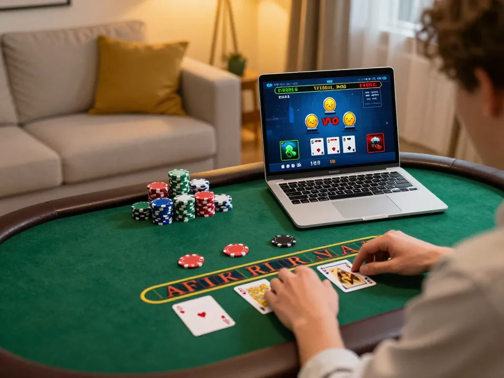 Engaging in online gaming at Hitclub casino platform with strategic gameplay atmosphere