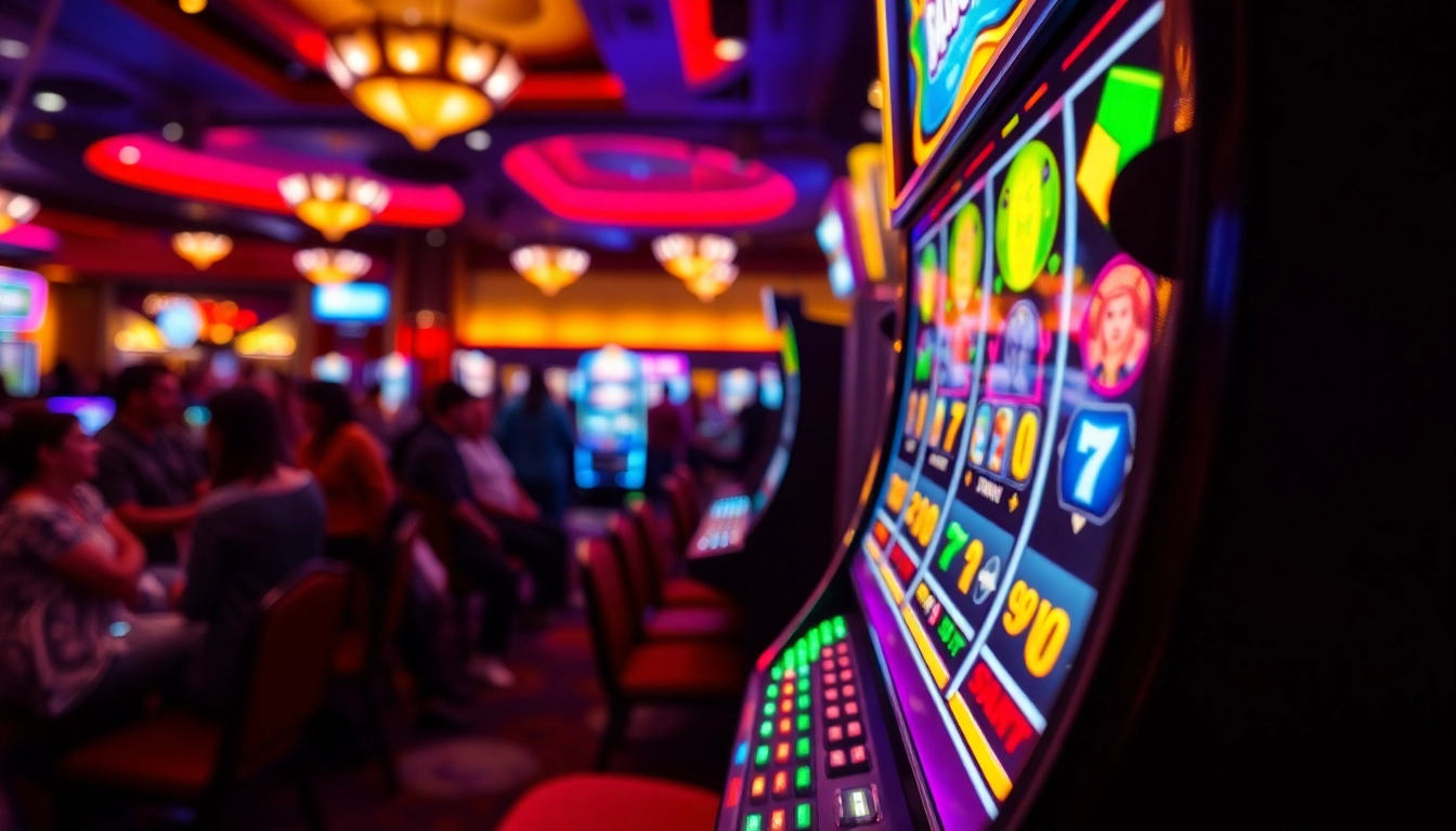 Menang besar di mesin slot dengan bbni4d dan suasana kasino yang meriah.