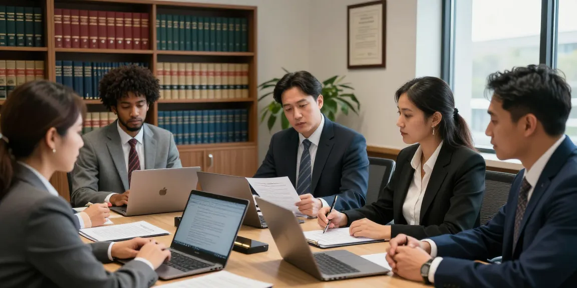 Philadelphia Employment Lawyer team meeting to discuss legal strategies and client cases in a collaborative office setting.