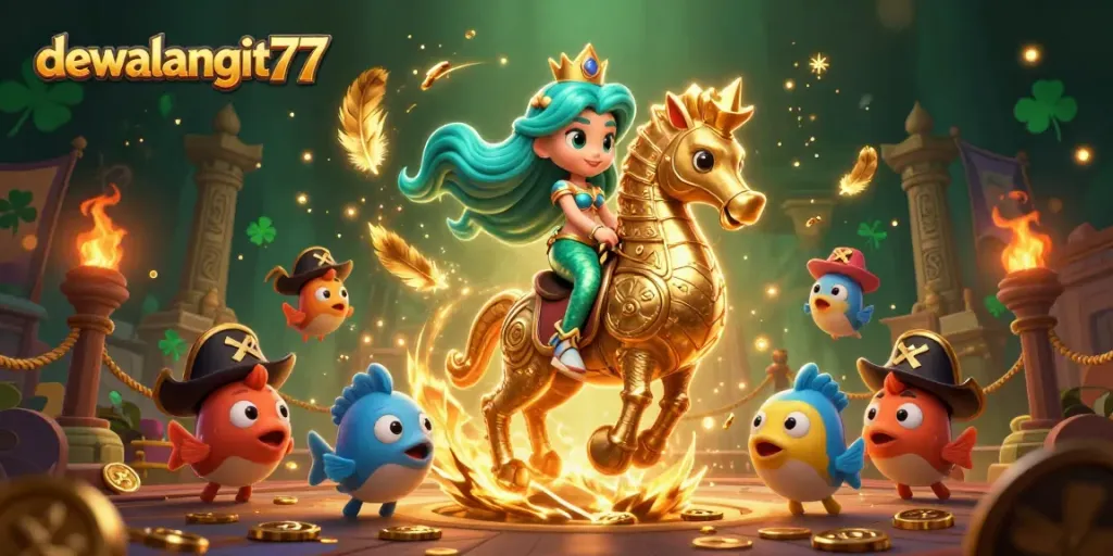 Rasakan sensasi taruhan di dewalangit77 melalui ilustrasi kasino mermaid yang memikat.