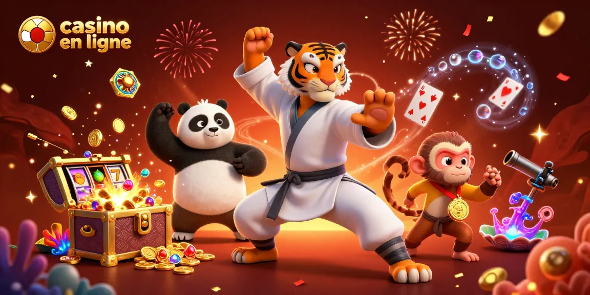 Jouer au casino en ligne avec des machines à sous et des éléments animés, offrant une expérience immersive.