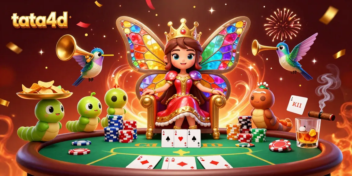 Experience thrilling poker action at tata4d with vibrant characters and dynamic gaming elements.