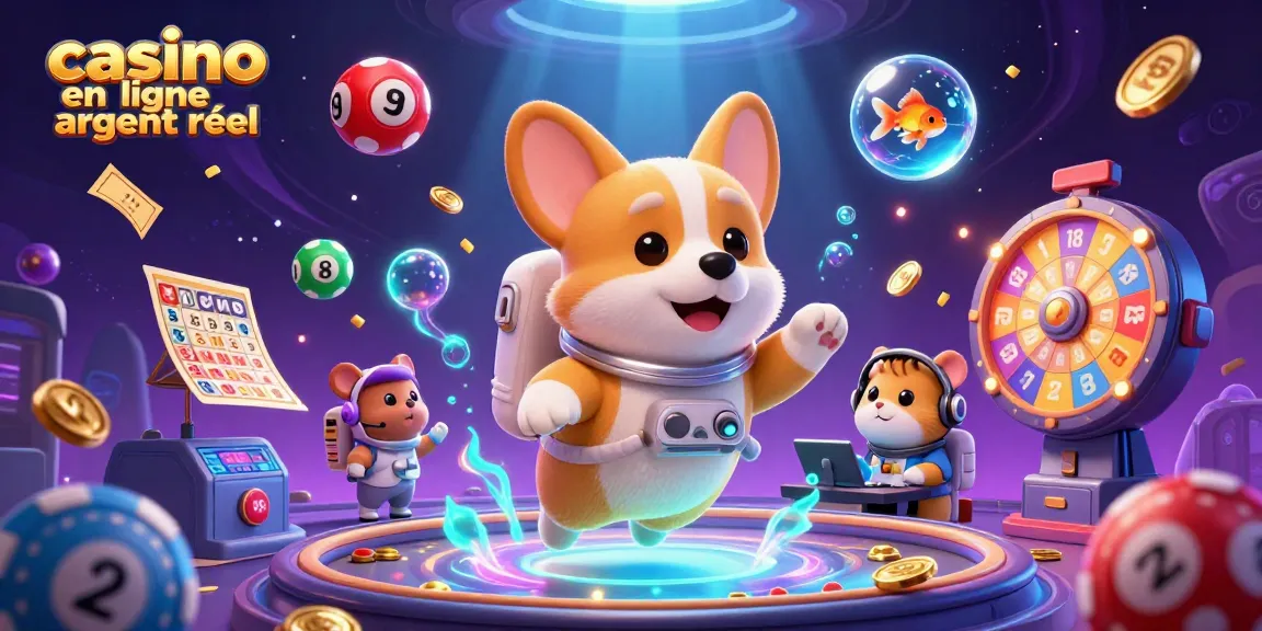 Gagnez de l'argent réel avec des jeux captivants dans un casino en ligne argent réel animé.