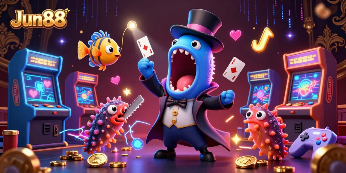 Engage with Jun88's thrilling casino experience featuring a magical underwater scene.