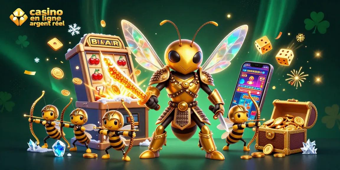 Jouez sur un casino en ligne argent réel avec des machines à sous et des jackpots lumineux.