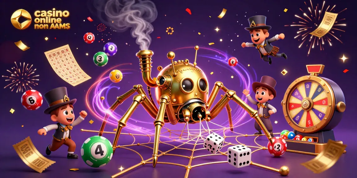 Gioca nei casino online non AAMS e vinci premi con palline della lotteria e divertimento visivo unico.