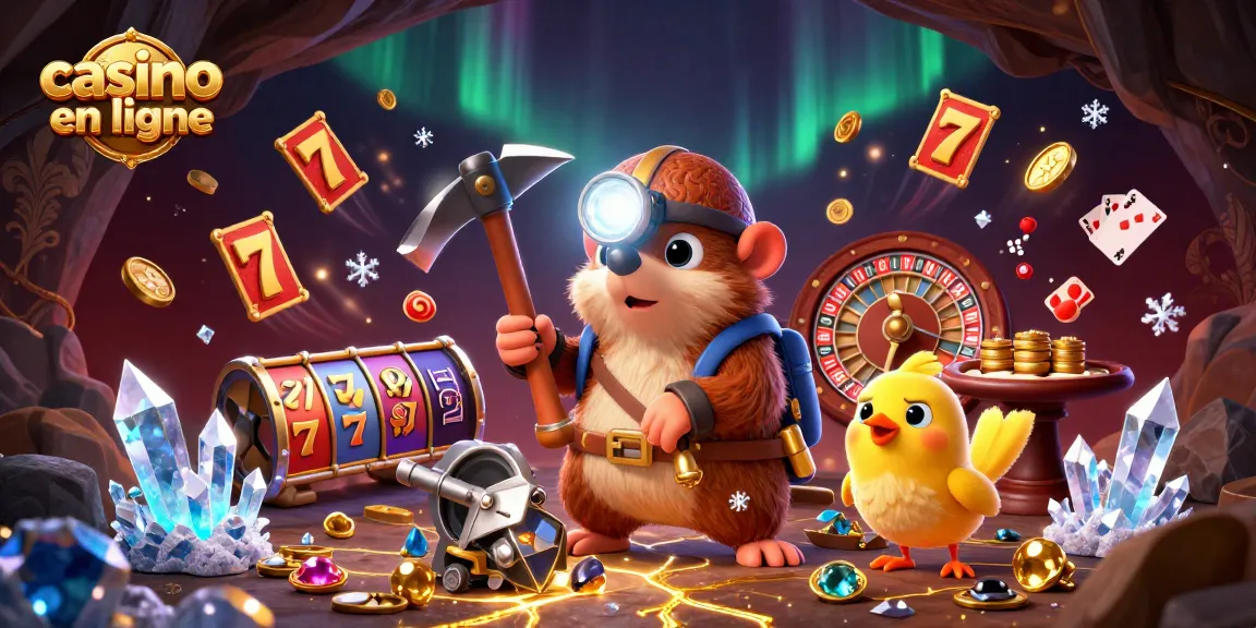 Découvrez les meilleures offres de jeux de casino en ligne avec un mole trésor et ses joyaux scintillants.