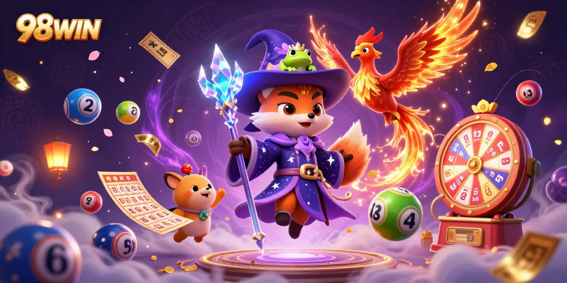 Engage with 98WIN's magical online casino experience featuring diverse games and immersive visuals.