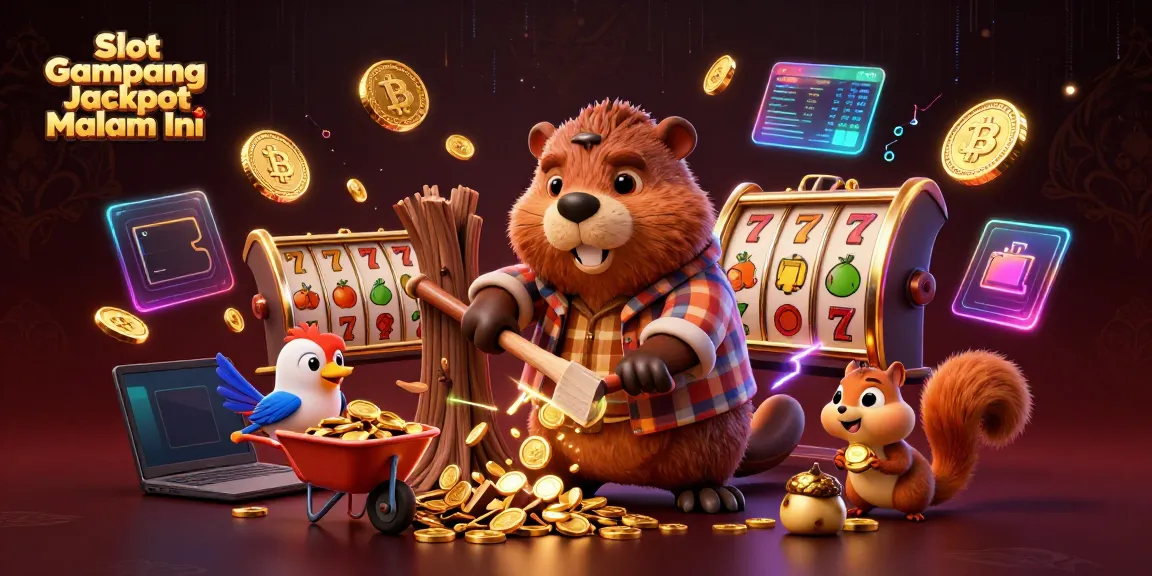Permainan Slot Gampang Jackpot Malam Ini: Lihat berang-berang pemotong kayu yang menghasilkan koin emas!