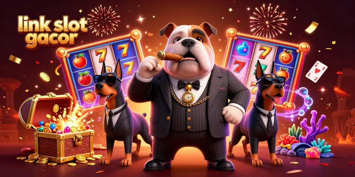 Engage in thrilling gameplay with link slot gacor and vibrant slot reels amidst an energetic casino scene.