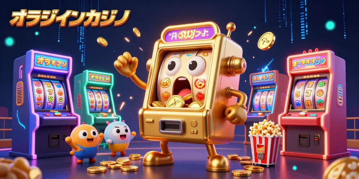 オンラインカジノで金のスロットマシンがジャックポットを獲得して驚く瞬間。