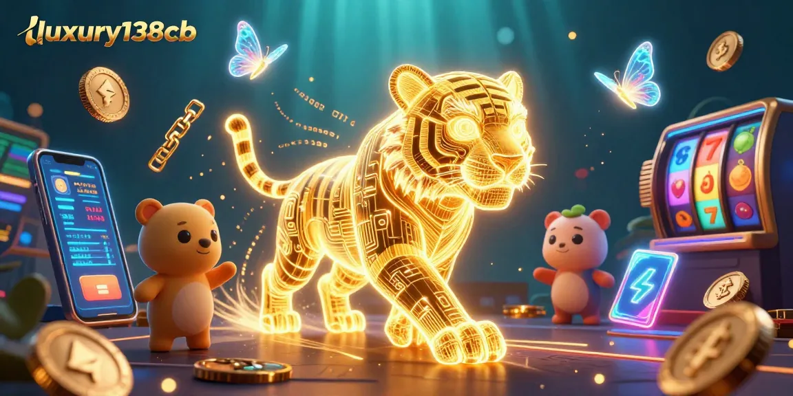 Experience the thrill of winning with luxury138cb in this vibrant, dynamic casino scene.