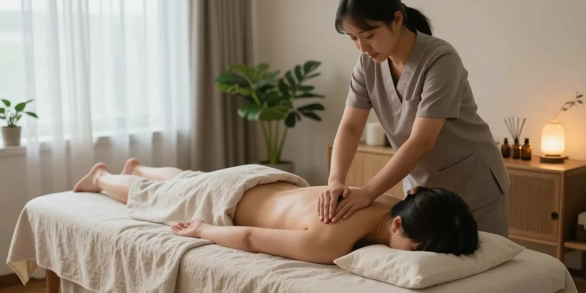 Experience a serene 종로출장안마 with a professional therapist in a cozy home setting.