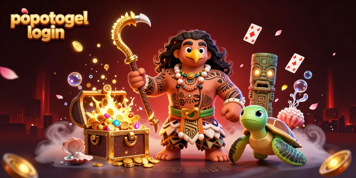 Experience popotogel login with thrilling gameplay and stunning visuals in this dynamic 3D digital illustration.