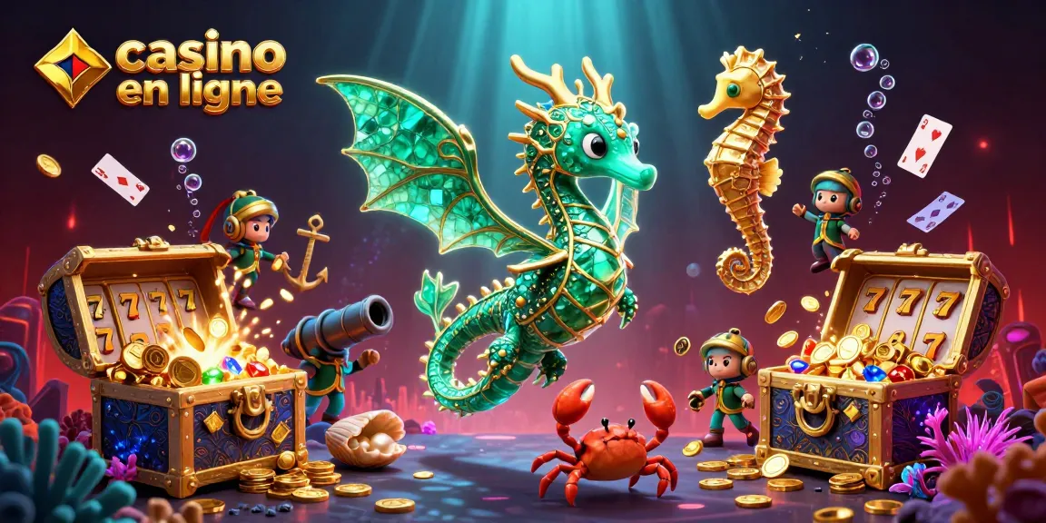 Casino en ligne : Émerveillez-vous avec des jeux et jackpots scintillants sous les mers