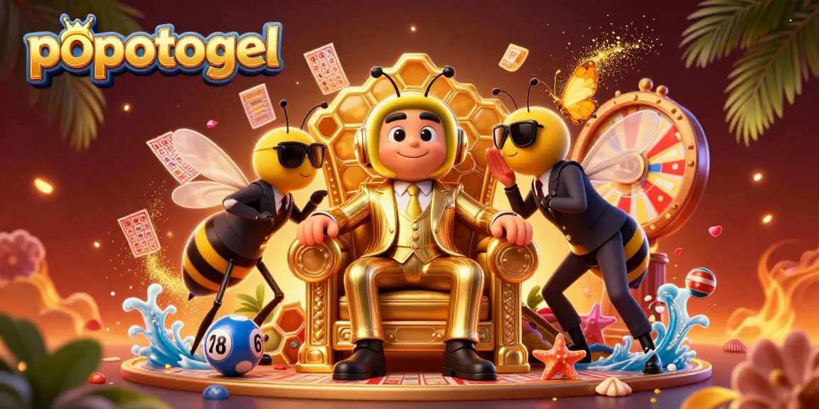 Engage in exciting lottery strategies with popotogel's vibrant and rich 3D illustration.