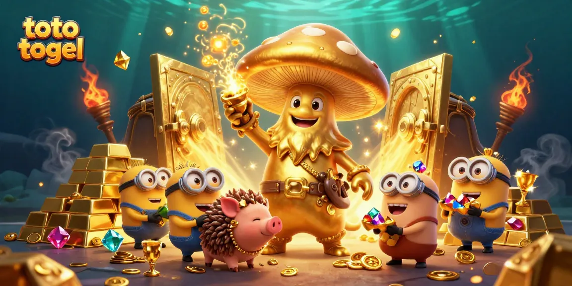 Win big with toto togel as the wizard channels gold in this vibrant 3D casino scene.
