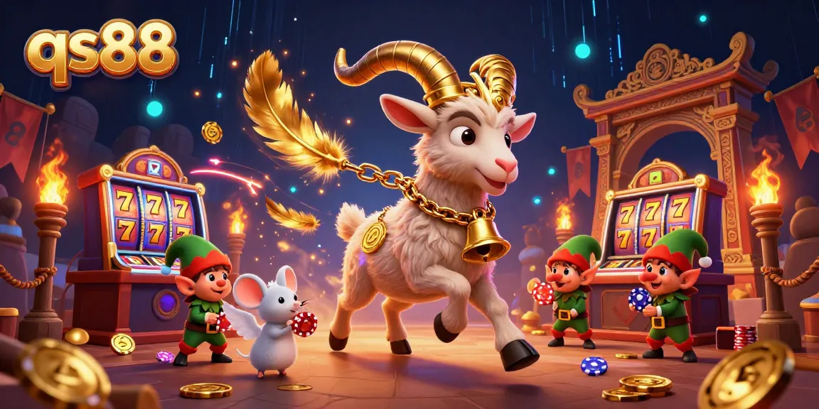 Engage in thrilling gameplay at qs88 casino with 3D Krampus and festive gaming chaos.