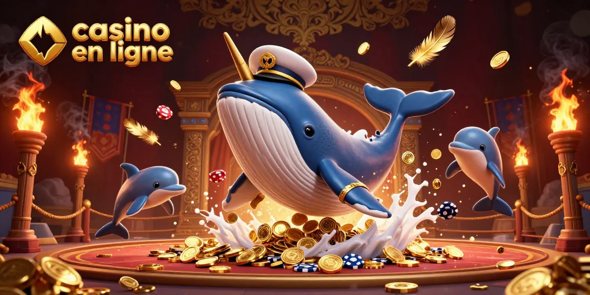 Jouez au casino en ligne avec ce fantastique paysage sous-marin rempli de jetons et de pièces d'or !