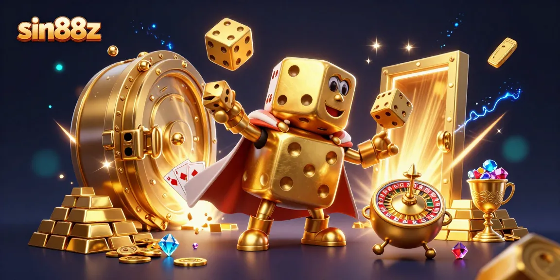 Experience thrilling action with sin88z as vibrant dice and poker elements dynamically engage players.