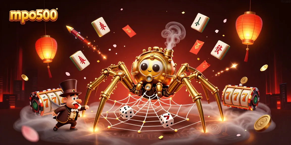 Experience exciting gameplay at mpo500 with unique 3D characters and casino-themed elements.
