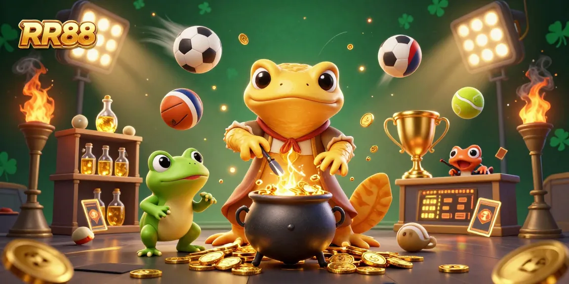 Experience high-stakes gaming at RR88 with exciting gold coins and dynamic sports elements.