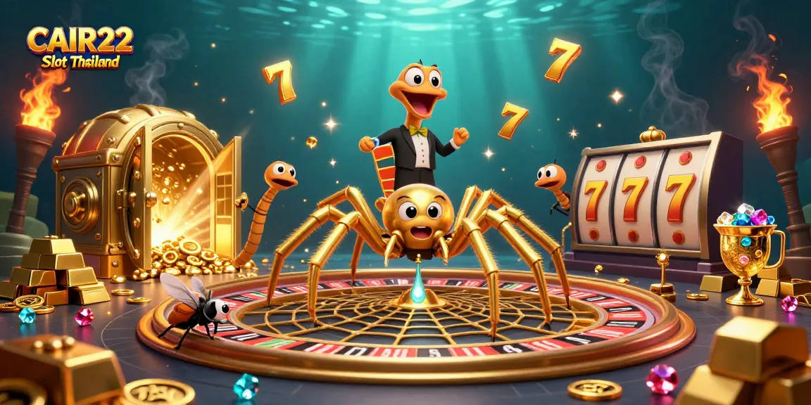 Memainkan CAIR22 Slot Thailand dengan keberuntungan di antara buah slot dan harta karun.