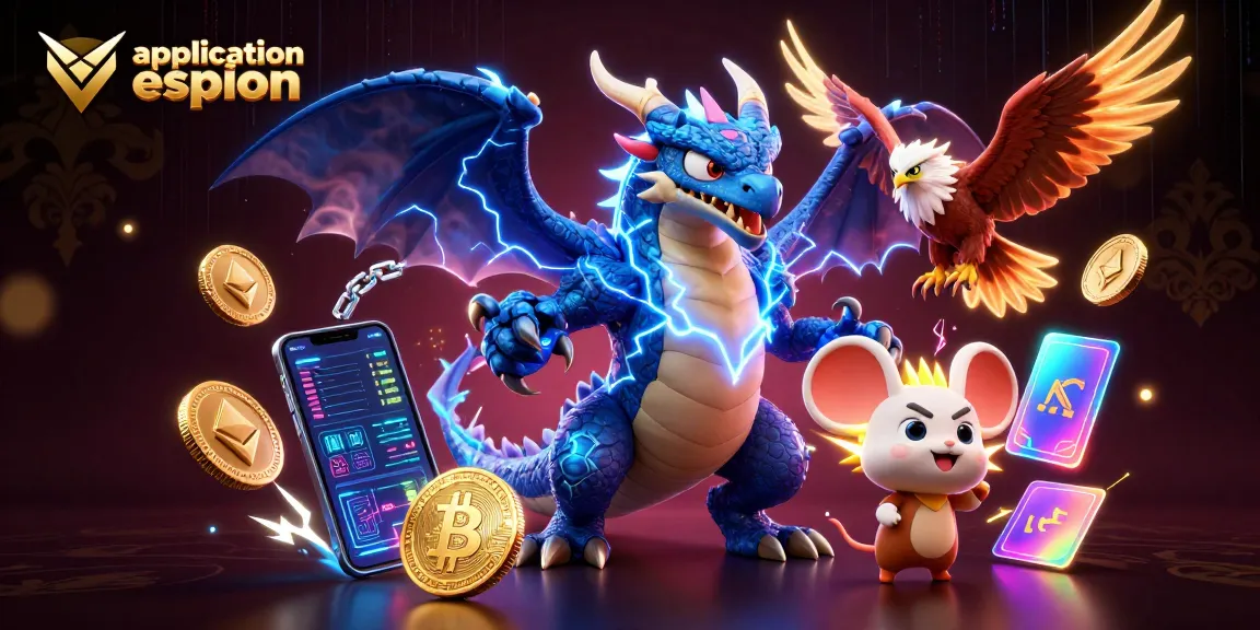 L'application espion révèle des aventures palpitantes dans le monde du jeu avec des dragons et des pièces de crypto