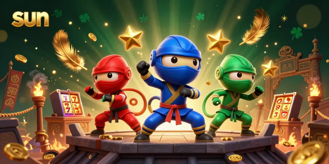 Engage in thrilling action with the sun-themed casino scene showing chameleons in a vibrant betting arena.