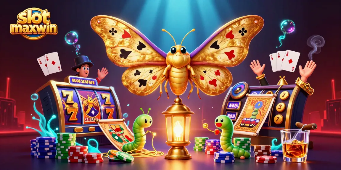 Spin and win big with slot maxwin in a vibrant casino scene filled with lucky symbols.