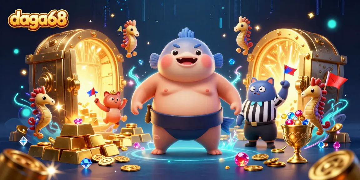 Daga68 players enjoy thrilling cockfighting experiences in an immersive 3D casino environment.