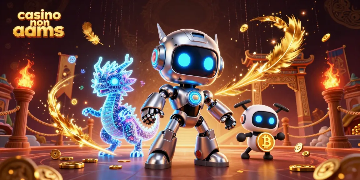 Gioca nei migliori casino non AAMS con personaggi futuristici, slot e monete d'oro animati.