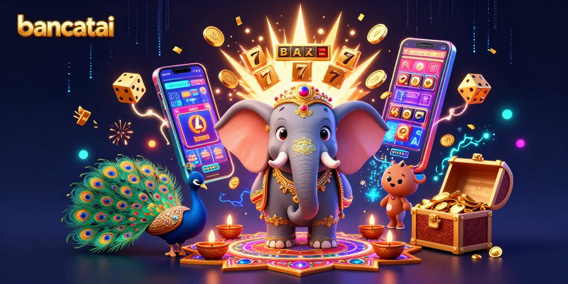 bancatai offers exciting gameplay with a jackpot slot machine and colorful casino elements.