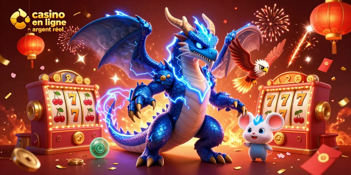 Jouer à casino en ligne argent réel avec des dragons et des éléments festifs