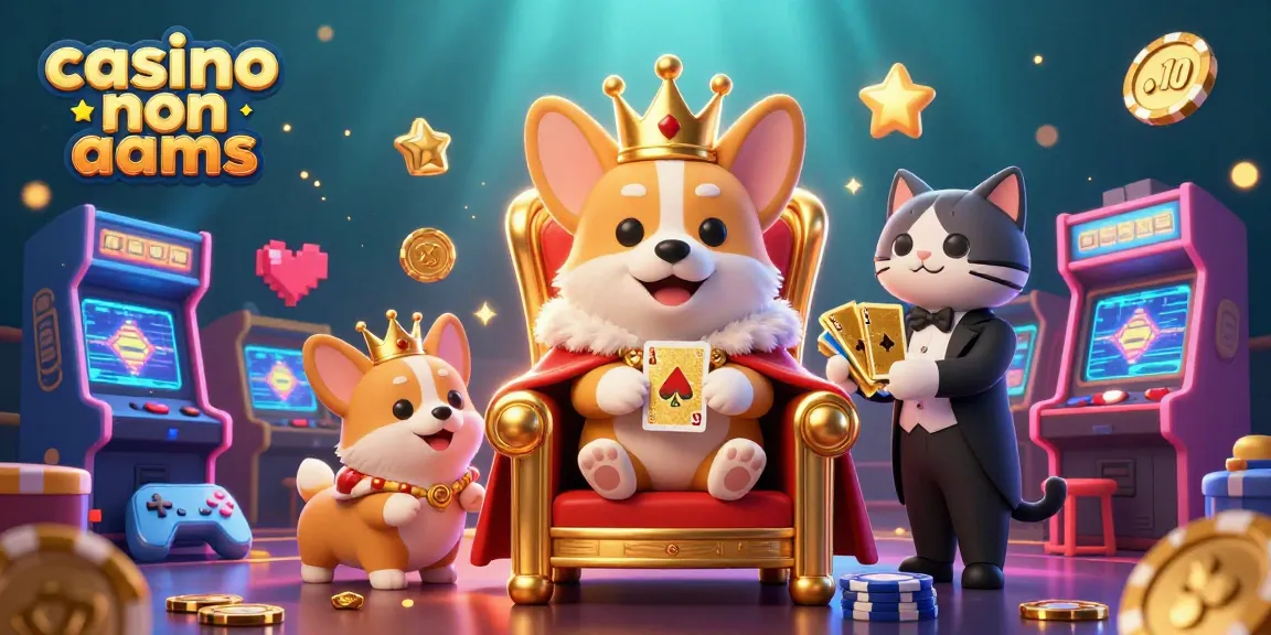 Vinci nel casino non AAMS: gioca con un corgi regale tra colori vivaci e giochi d'azzardo