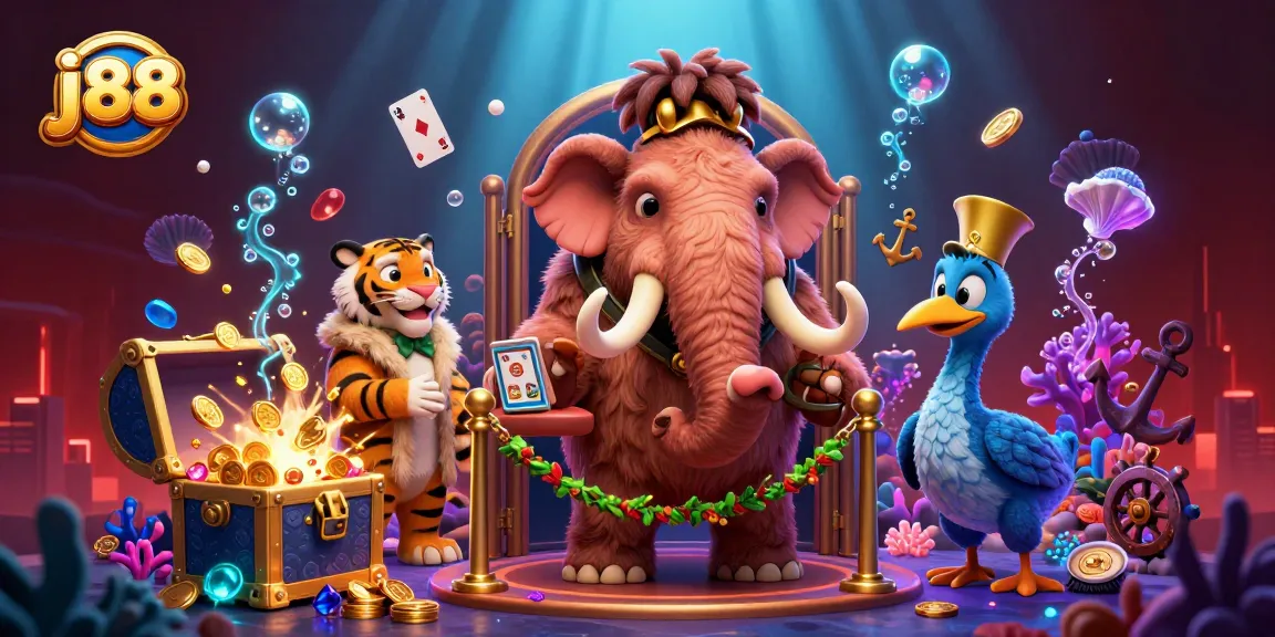 Experience exhilarating casino fun at j88 with vibrant characters and dynamic game elements
