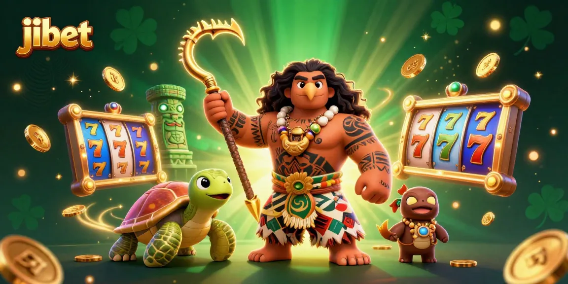Experience the thrill at Jibet with this lively slot game illustration showcasing exciting gameplay elements.