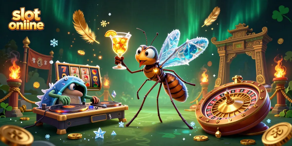 Spin to win big with slot online in a vibrant 3D casino scene filled with exciting details.