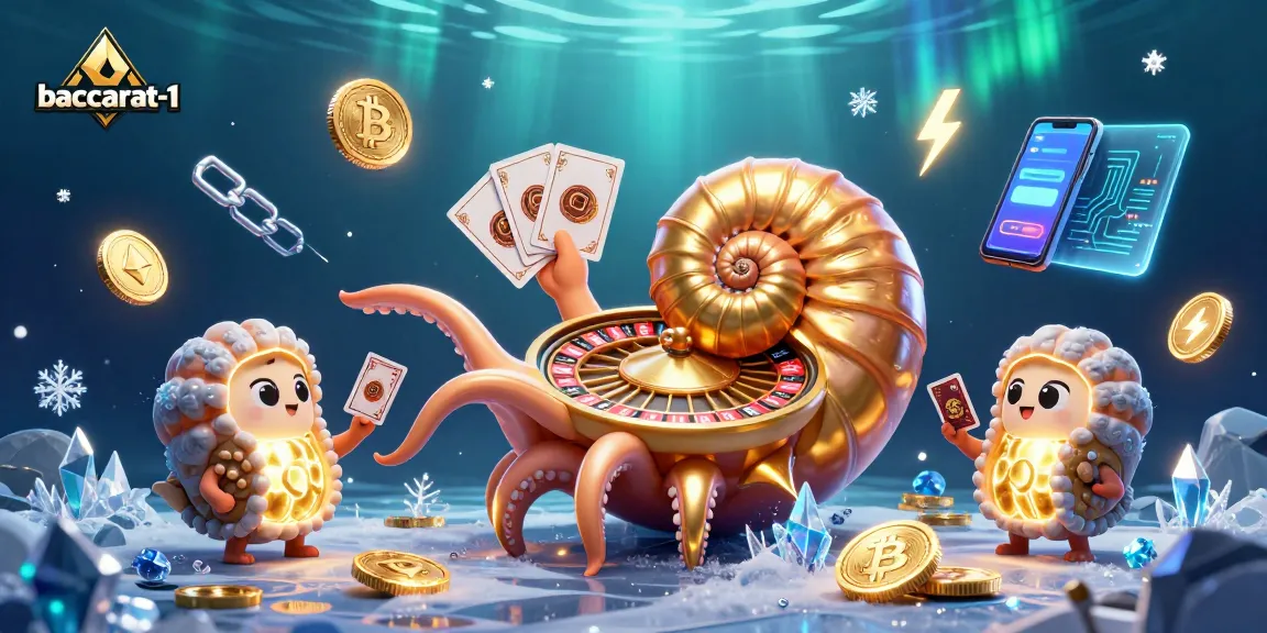 Engage in exciting Baccarat gameplay at baccarat-1 with our unique 3D nautilus character.