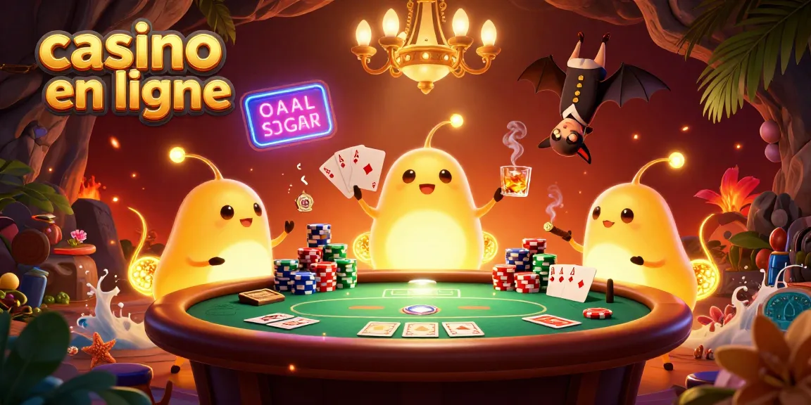 Jouez au casino en ligne sous la lumière des lucioles luminescentes dans une ambiance de fête.