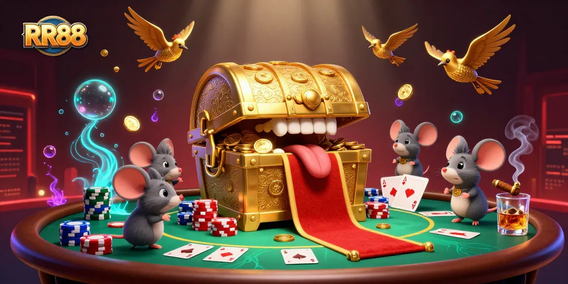 Experience thrilling gameplay at RR88 with vibrant casino elements and engaging characters.