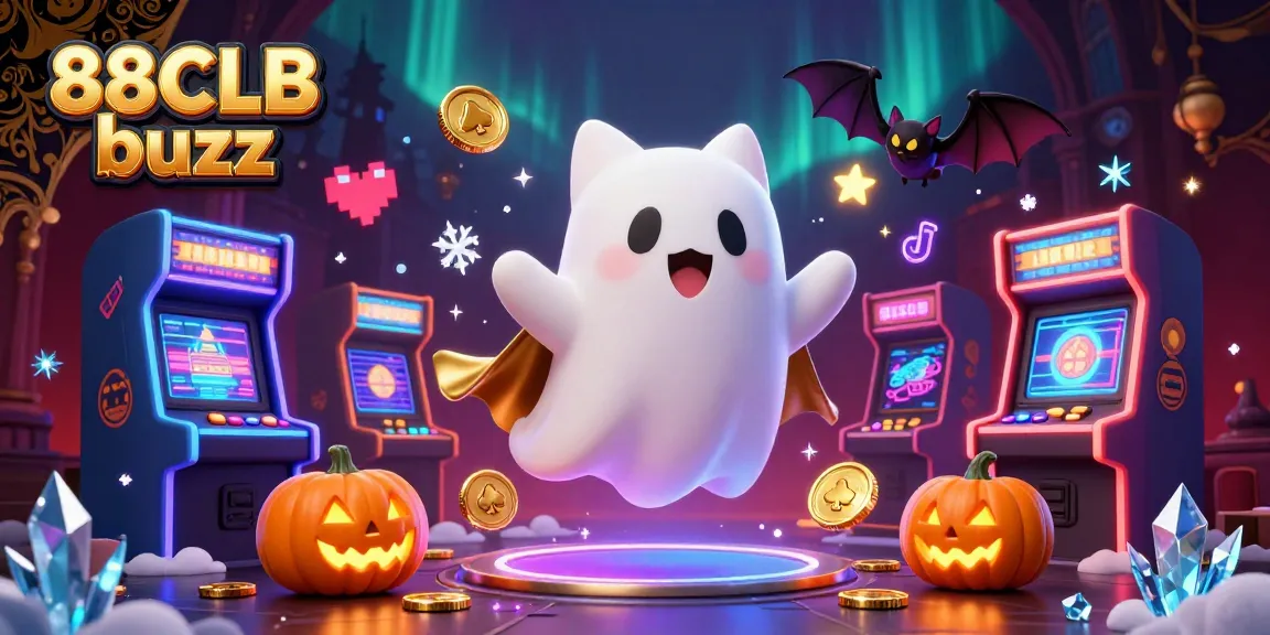 Immerse in the 88CLB buzz as ghostly characters bring life to a magical casino scene filled with chance