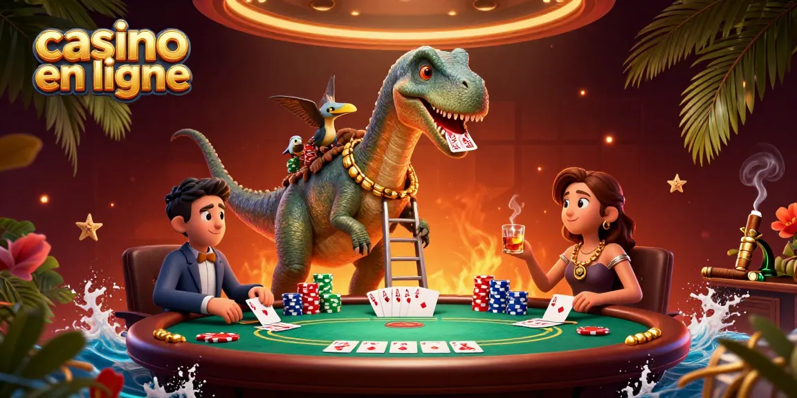 Plongez dans l'expérience casino en ligne au milieu d'une scène immersive et dynamique de jeu.