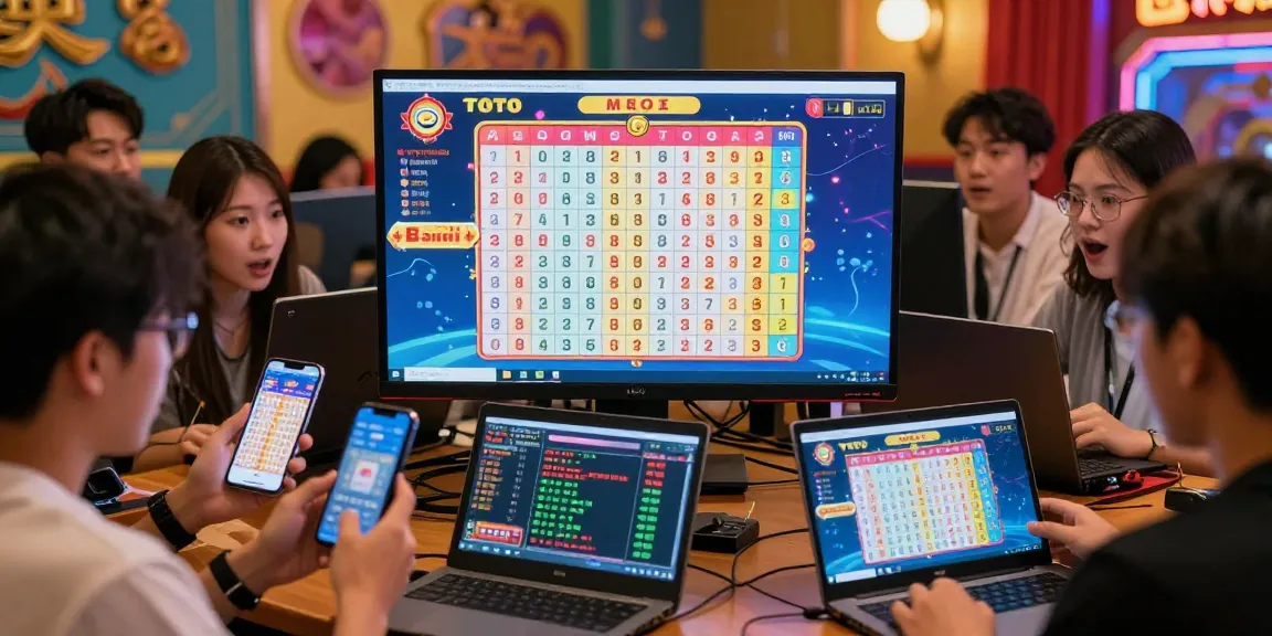 Exciting JNETOTO live draw scene showcasing players engaged with real-time Toto Macau results.