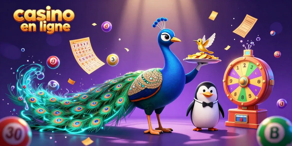 Vivez l'expérience unique d'un casino en ligne avec une illustration 3D captivante.