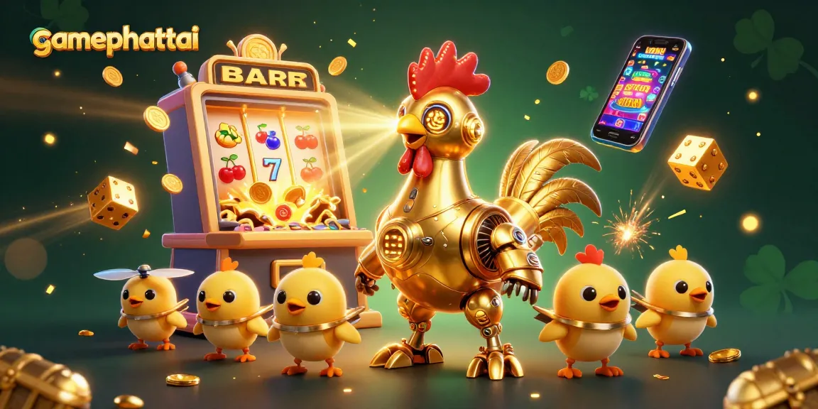 Engage in thrilling gameplay on gamephattai with vibrant 3D illustrations of jackpot excitement and fun.