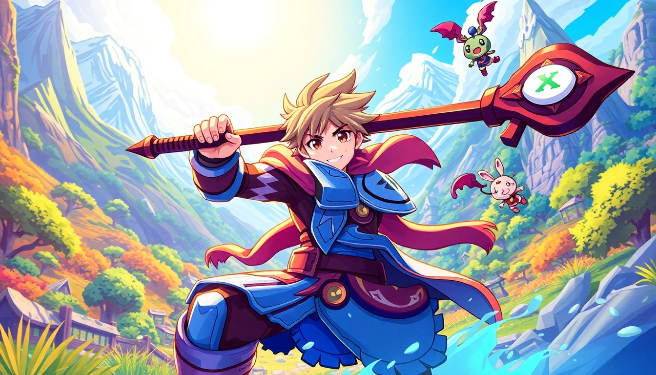 Experience the thrilling world of yono game with an action-packed character in a vibrant, immersive setting.